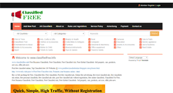 Desktop Screenshot of classifiedfree.info